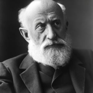 portrait foto von original Georg Cantor, freundlich, mittleres alter, 4k sw